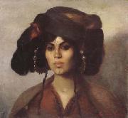 Marie Caire Tonoir Femme de Biskra (mk32) France oil painting artist